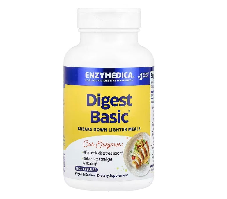 Enzymedica, Digest Basic®, 180 Capsules