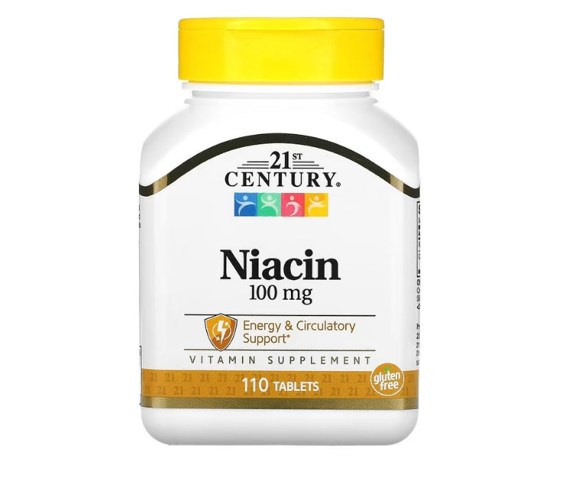 FREE 21st Century, Niacin, 100 mg, 110 Tablets