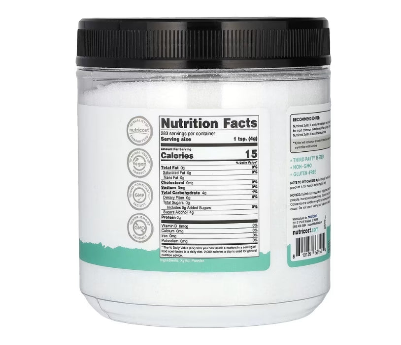 Nutricost, Pantry, Xylitol Powder, Plant-Based Sweetener, 2.5 lb (1,134 g)