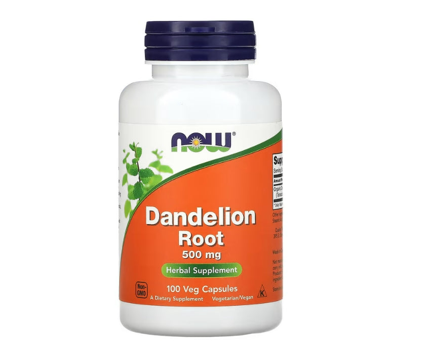 NOW Foods, Dandelion Root, 500 mg, 100 Veg Capsules