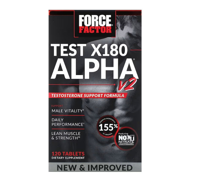 Force Factor, Test X180 Alpha V2，120 片