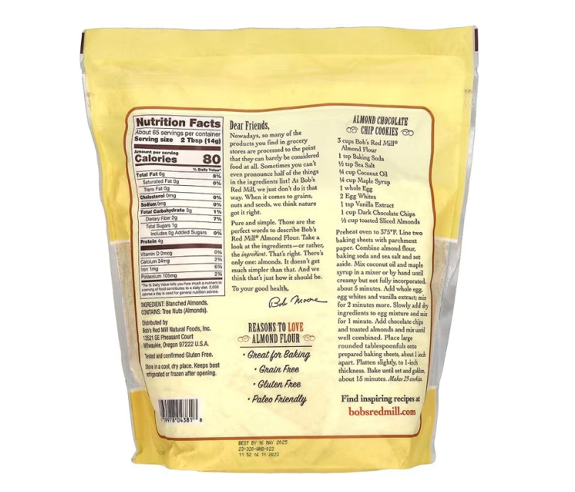 Bob's Red Mill, Super-Fine Almond Flour, 32 oz (907 g)