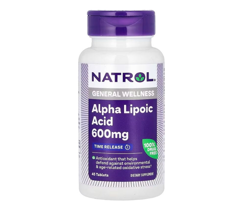 Natrol, 硫辛酸，定時釋放，600毫克，45片