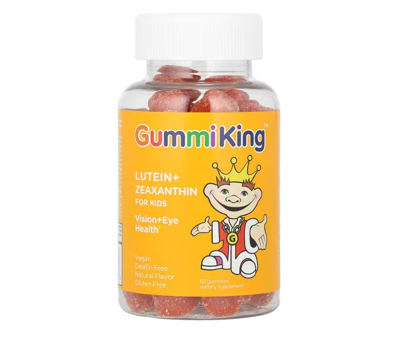 GummiKing, 兒童葉黃素 + 玉米黃質軟糖，芒果味，60 粒