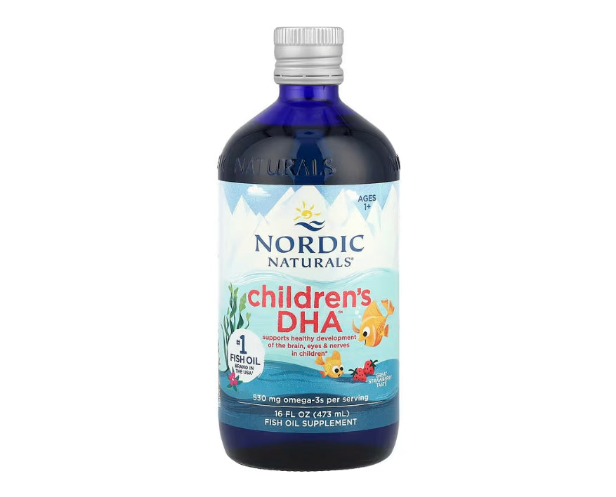 Nordic Naturals, 兒童 DHA，1-6 歲，草莓味，16 液量盎司（473 毫升）