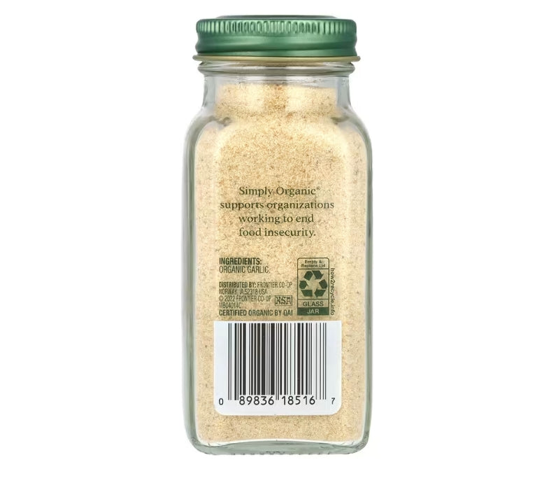 Simply Organic, Garlic Powder, 3.64 oz (103 g)