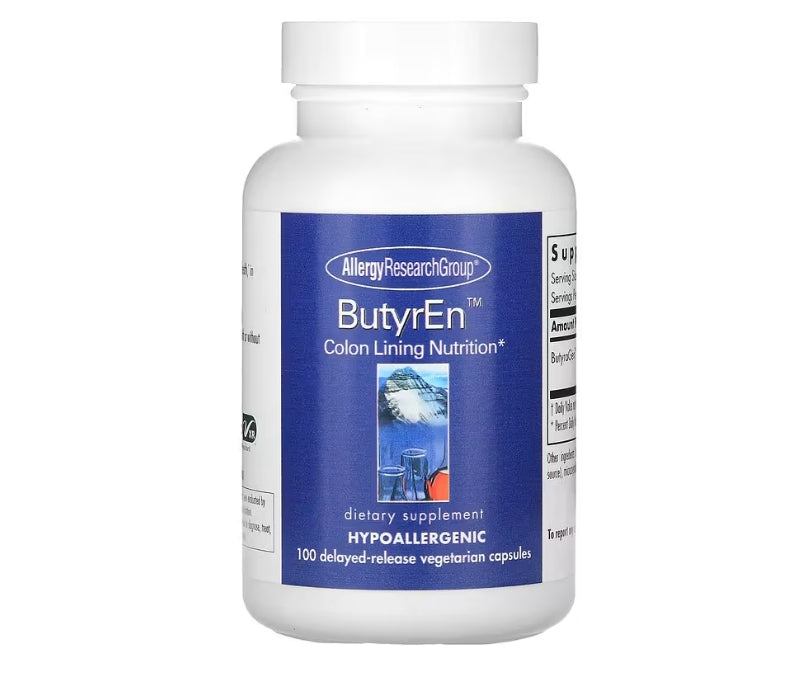 FREE Allergy Research Group, ButyrEn, 100 Delayed-Release Vegetarian Capsules