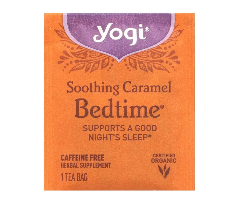 FREE Yogi Tea, Bedtime, Soothing Caramel, Caffeine Free, 16 Tea Bags, 1.07 oz (30 g)