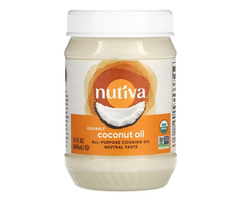 Nutiva, All-Purpose Cooking Oil, Organic Coconut Oil, 15 fl oz (444 ml