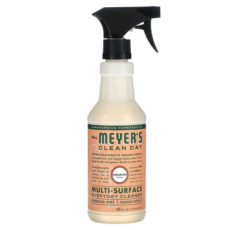 Mrs. Meyers Clean Day, Muti-Surface Everyday Cleaner, Geranium Scent, 16 fl oz (473 ml)