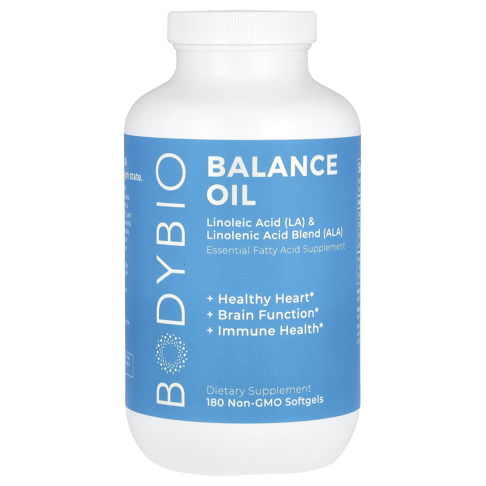 BodyBio, Balance Oil, Linoleic Acid (LA) & Linolenic Acid Blend (ALA), 180 Softgels