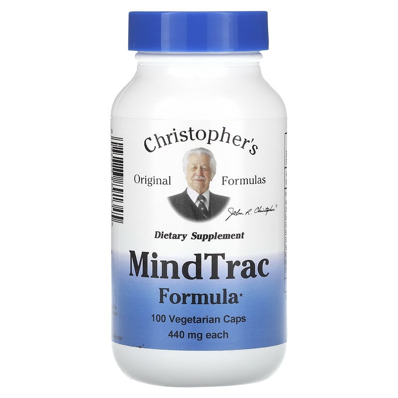 Christopher's Original Formulas, MindTrac 配方，440 毫克，100 粒素食膠囊
