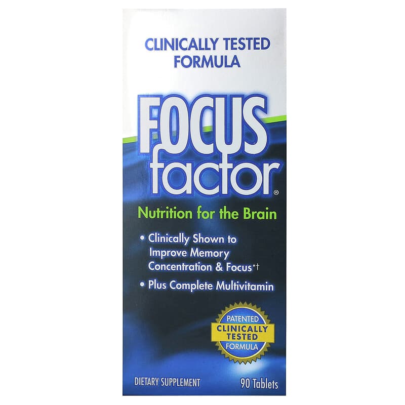 免費送 Focus Factor, Nutrition For The Brain，90 片 補腦