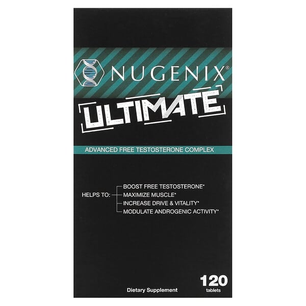 Nugenix, 高級，先進的游離睾酮複合物，120 片