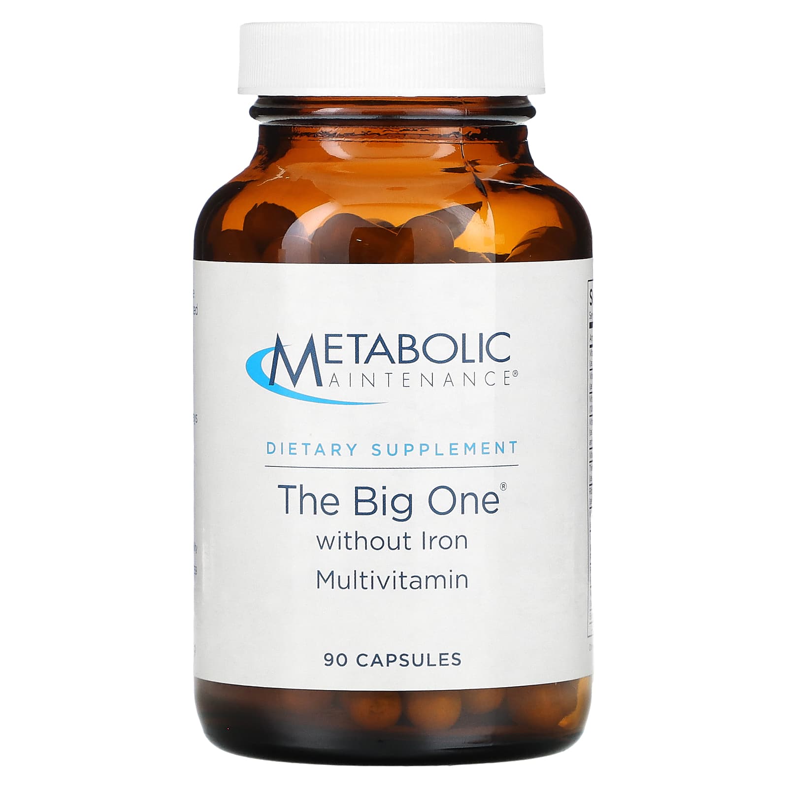 FREE Metabolic Maintenance, The Big One without Iron, 90 Capsules