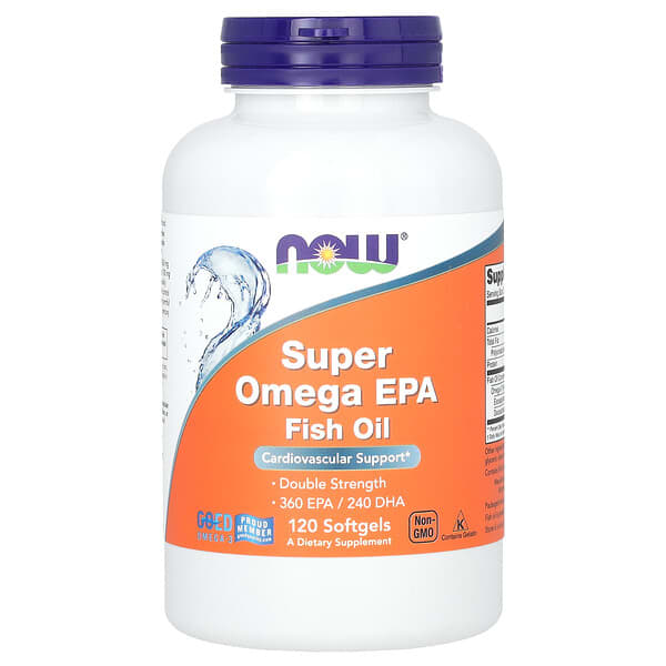 NOW Foods, Super Omega EPA Fish Oil, 120 Softgels