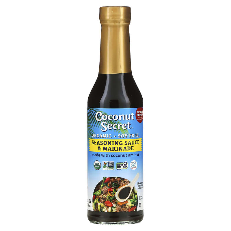 免費送  Coconut Secret, 有機椰子醬油，無大豆替代品，8 液量盎司（237 毫升）