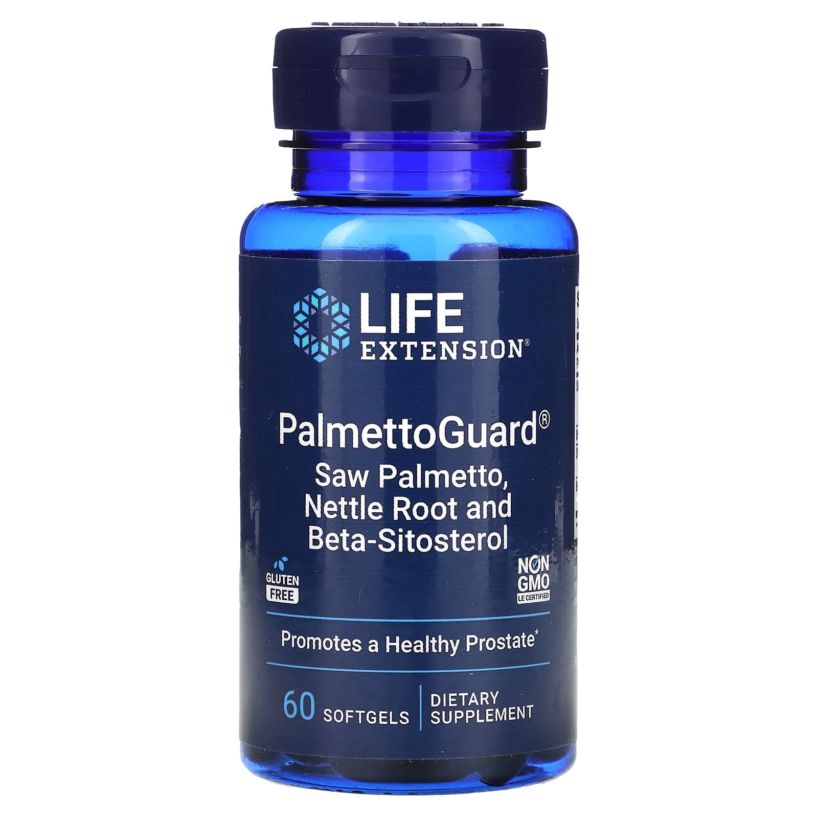 Life Extension, PalmettoGuard，鋸棕櫚/蕁麻根，含 β-谷甾醇，60 粒軟膠囊