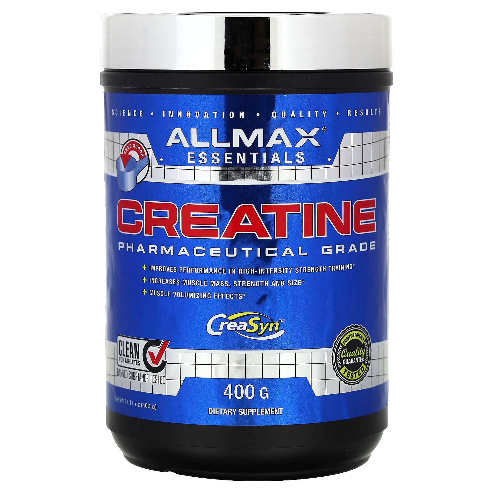 ALLMAX，Creatine 肌酸，醫藥級，14.11 盎司（400 克） 