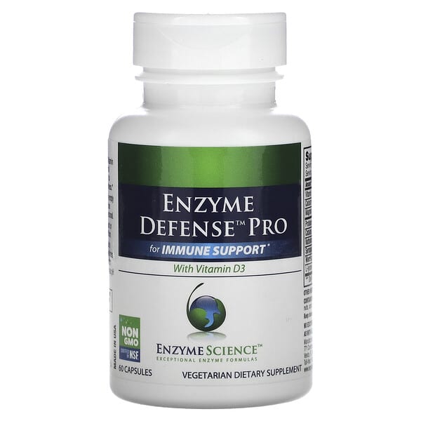 Enzyme Science, 含維生素 D3 的 Enzyme Defense Pro，60 粒膠囊