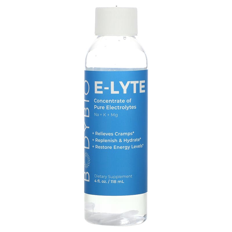 BodyBio, E-Lyte，4 盎司（118 毫升） <水合與電解質>