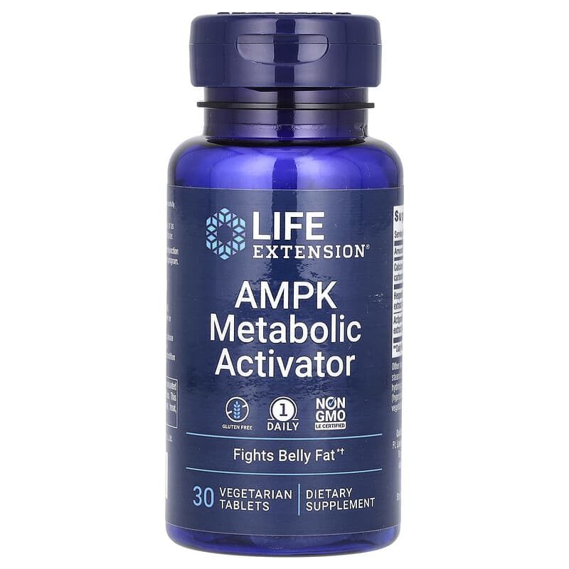 Life Extension, AMPK 代謝活化劑，30 片素食片