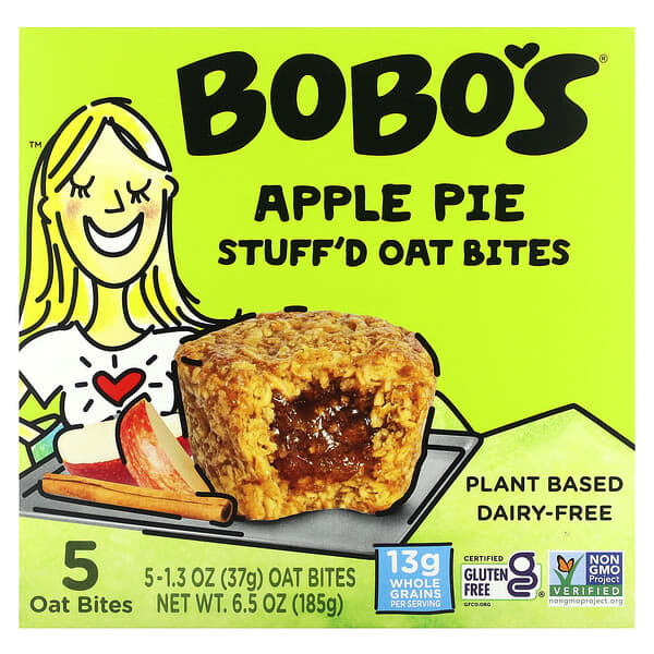 *FREE* Bobo's Oat Bars, Stuff'd Oat Bites, Apple Pie, 5 Bites, 1.3 oz (37 g) Each