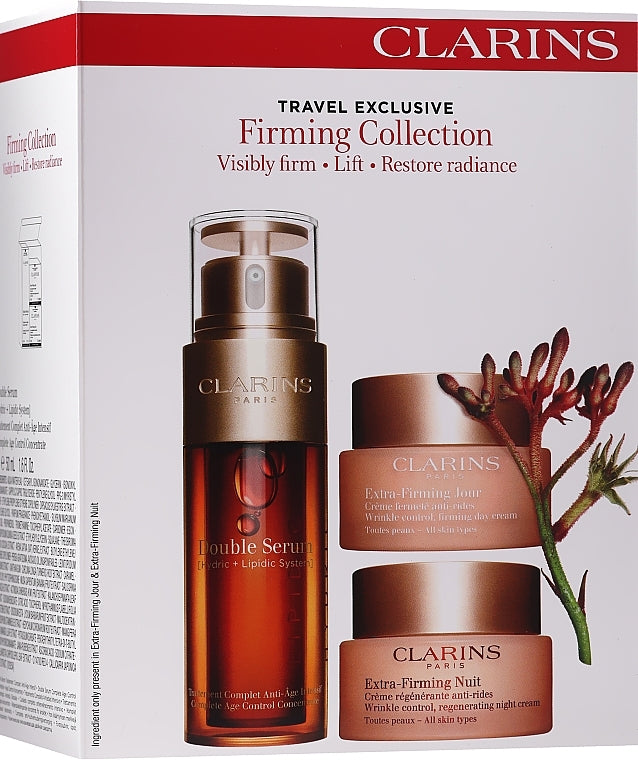 【FIXED PRICE】Clarins  Extra-Firming Collection Set  Double Serum / Extra-Firming Day Cream / Extra-Firming&nbsp;Night Cream