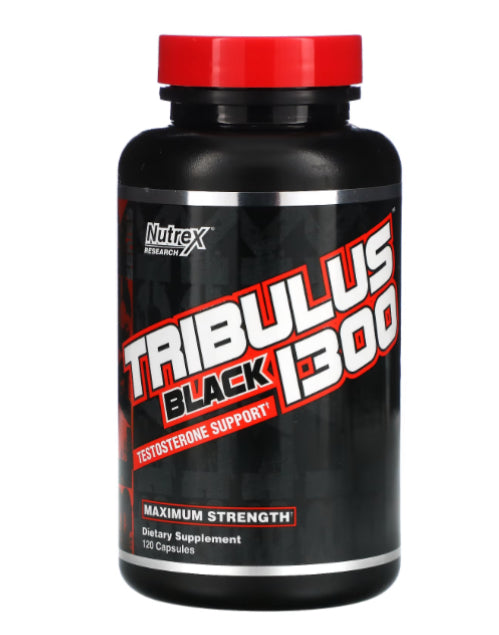 Nutrex Research, Tribulus Black 1300，睾酮幫助，120 粒膠囊