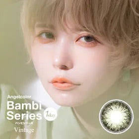 AngelColor Bambi Series 1day Vintage Olive [30片] [度數：-2.75/-6.5/-7.5]