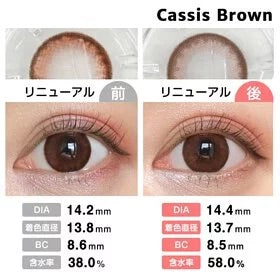 AngelColor Bambi Series 1 Day Cassis Brown 黑加侖棕色每日拋棄型有色彩妝隱形眼鏡｜每盒30片 [度數：0.00/-2.75/-3.50/-4.00/-7.50]