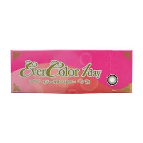 EverColor 1day Platinum Gray每日拋棄型有色彩妝隱形眼鏡 (1盒10片) [度數：-4.00]