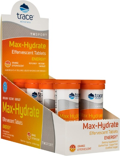 免費送 Max Hydration Energy 泡騰片 10 片 橘色