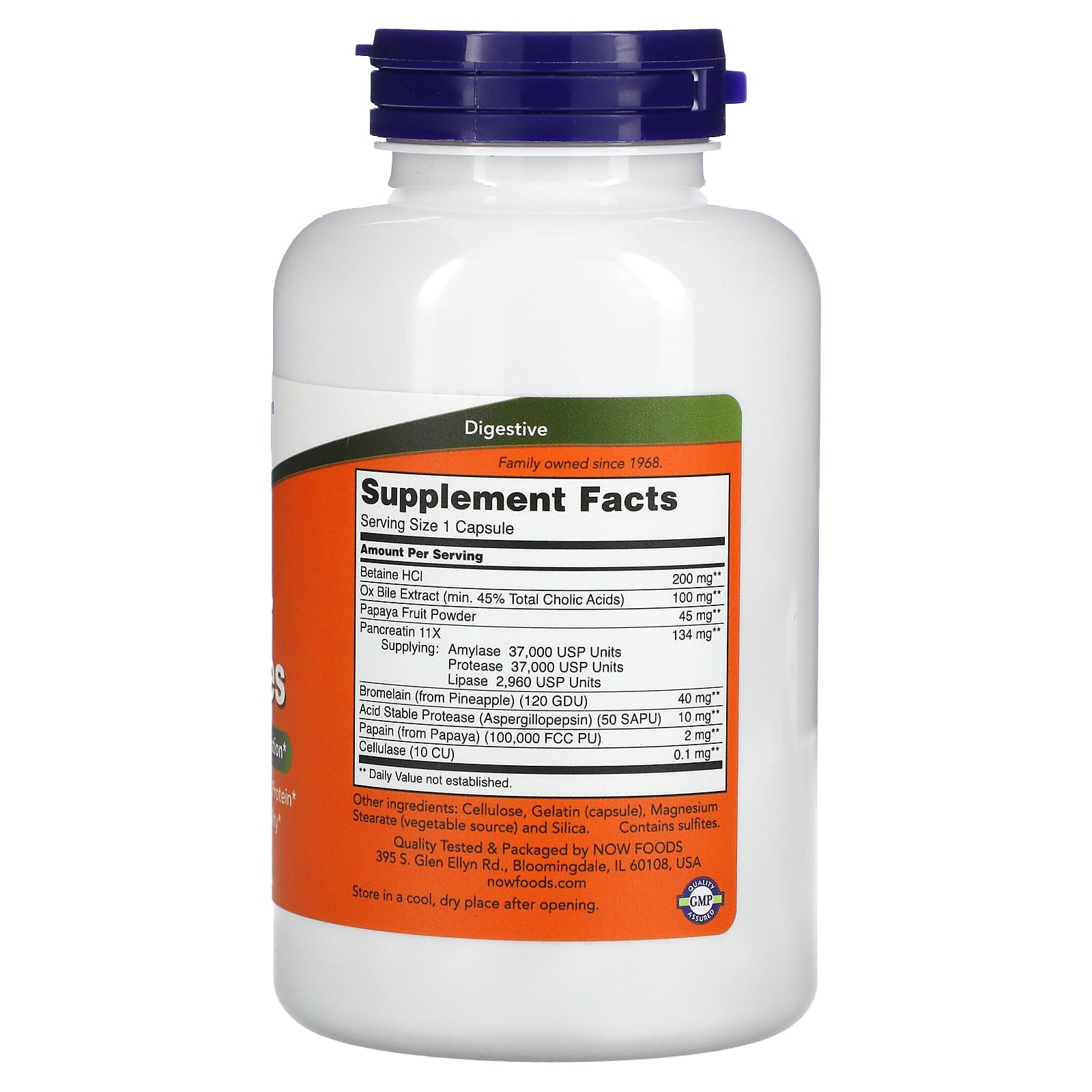 NOW Foods, Super Enzymes, 180 Capsules