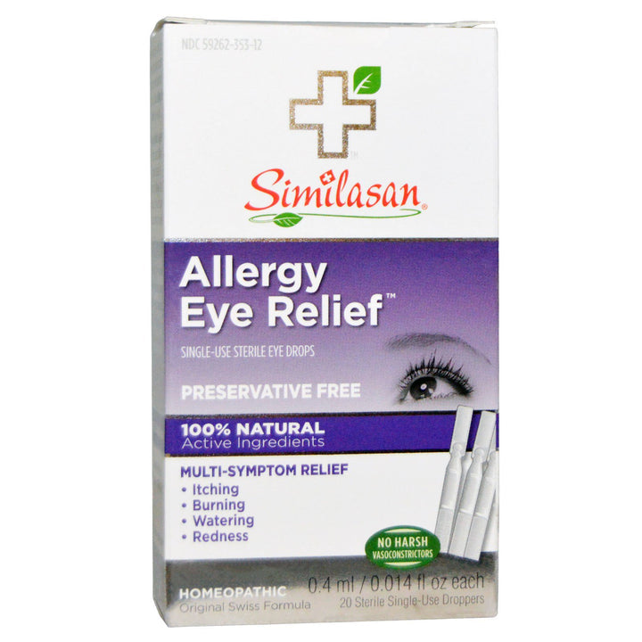 Similasan, Monodose Eyedrops #2 Allergy Eyes, .014 Oz