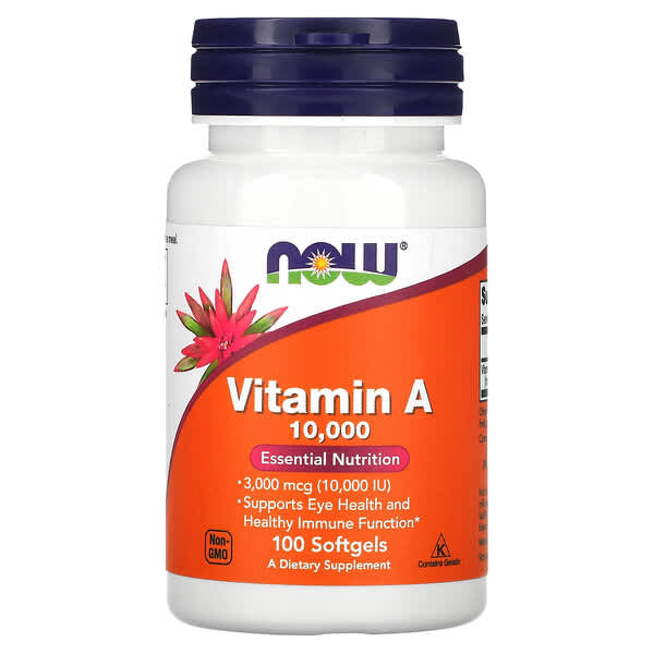 *FREE* NOW Foods, Vitamin A, 10,000 IU, 100 Softgels