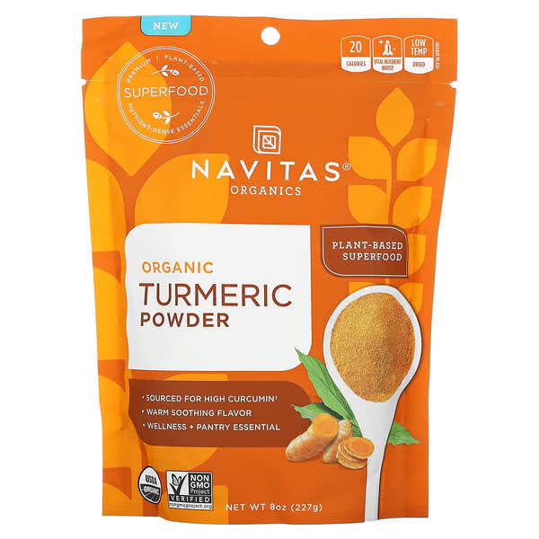 FREE Navitas Organics, Organic Turmeric Powder, 8 oz (227 g)