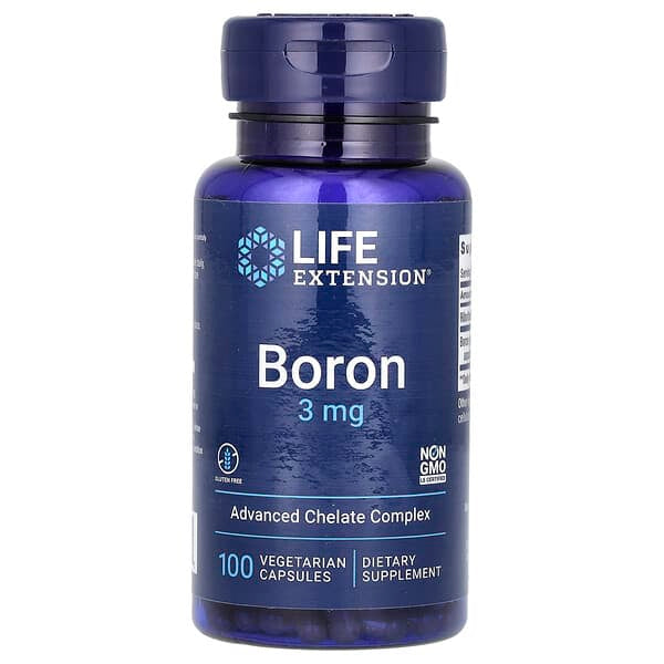 Life Extension, Boron, 3 mg, 100 Vegetarian Capsules