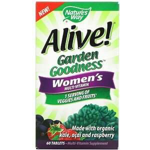 Alive! Garden Goodness Multi-Vitamin Supplement - 60 Tablets