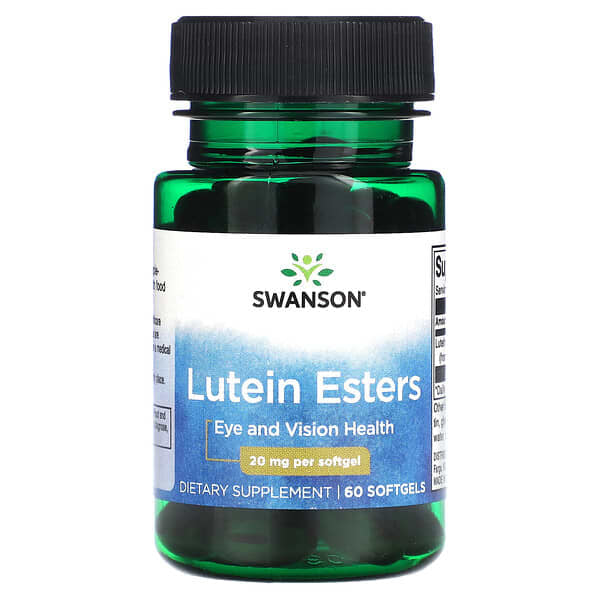 Swanson, Lutein Esters, 20 mg, 60 Softgels