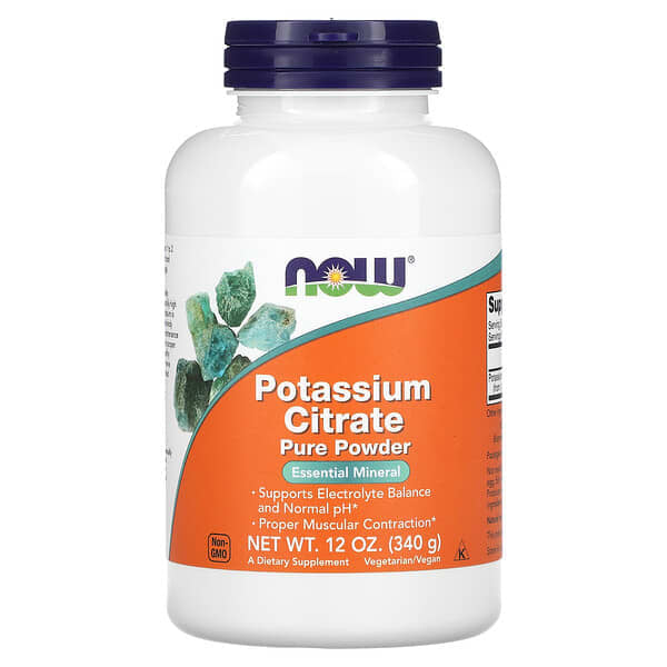 NOW Foods, Potassium Citrate Pure Powder, 12 oz (340 g)