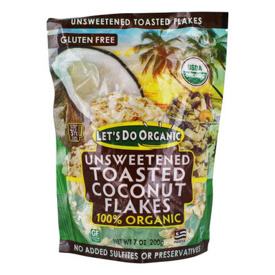 Let’s Do Organic Unsweetened Toasted Coconut Flakes