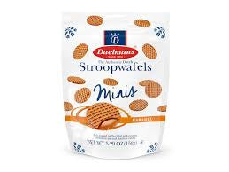 FREE DAELMANS MINI CARAMEL STROOPWAFELS IN ZIP BAG