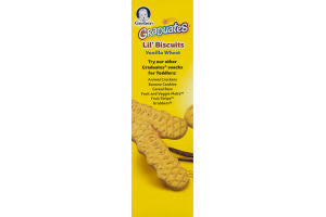 Free GERBER GRADUATES FOR TODDLERS LIL' BISCUITS VANILLA WHEAT - 18 CT