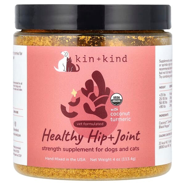 Kin+Kind, Healthy Hip + Joint, For Dogs and Cats, 4 oz (113.4 g)