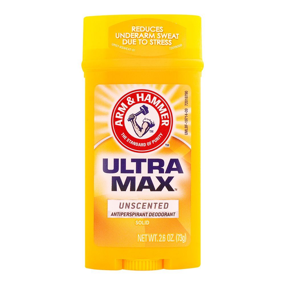 Arm & Hammer Deodorant Stick A/P Ultra Max Unscented 73G