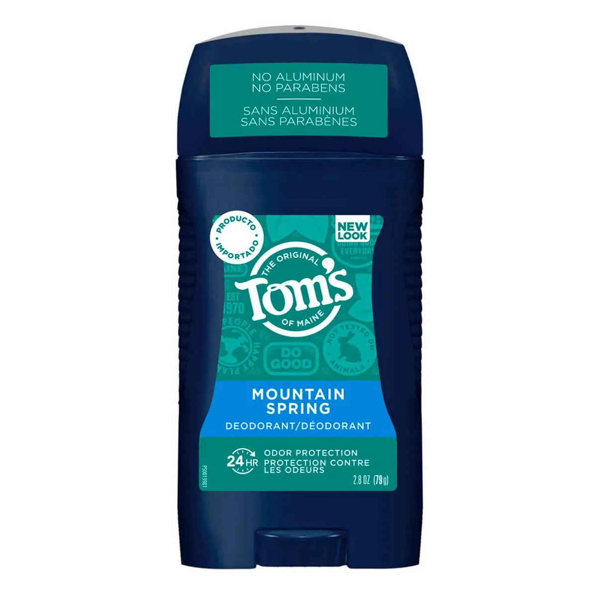 Tom's of Maine Mountain Spring Long Lasting Men's Deodorant, 2.8 Oz