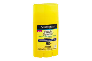 NEUTROGENA BEACH DEFENSE WATER 4-SUN BARRIER STICK SUNSCREEN 50+