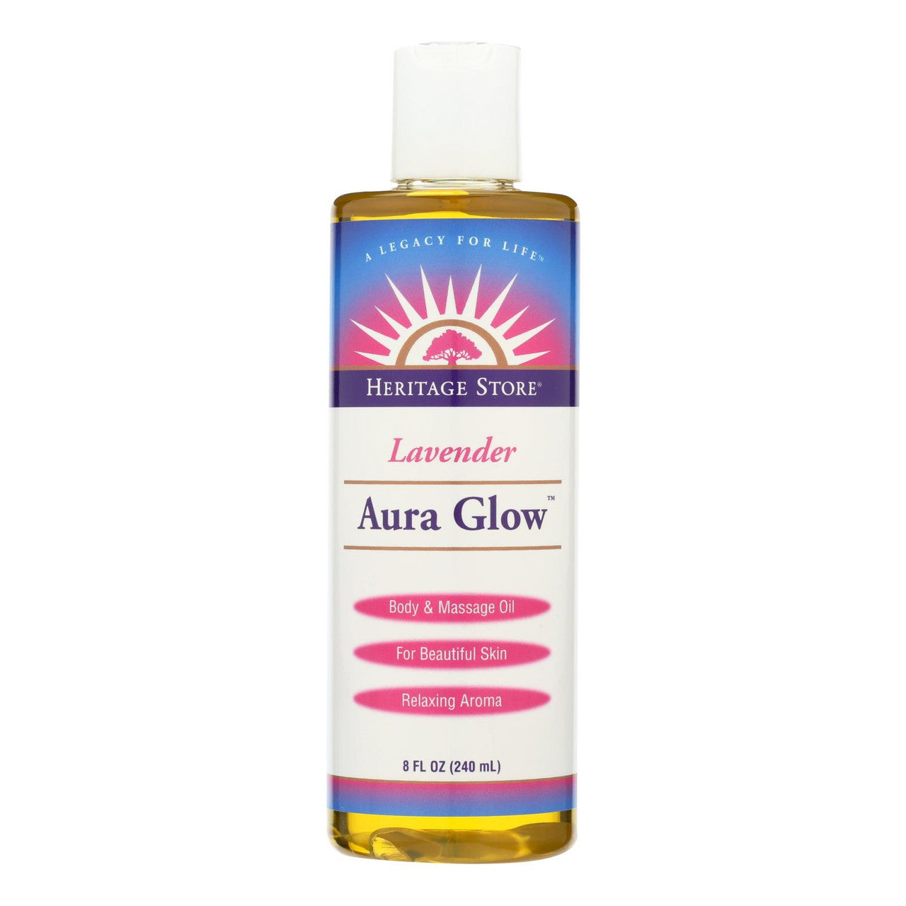 Heritage Store, Aura Glow, Lavender, 240 ml