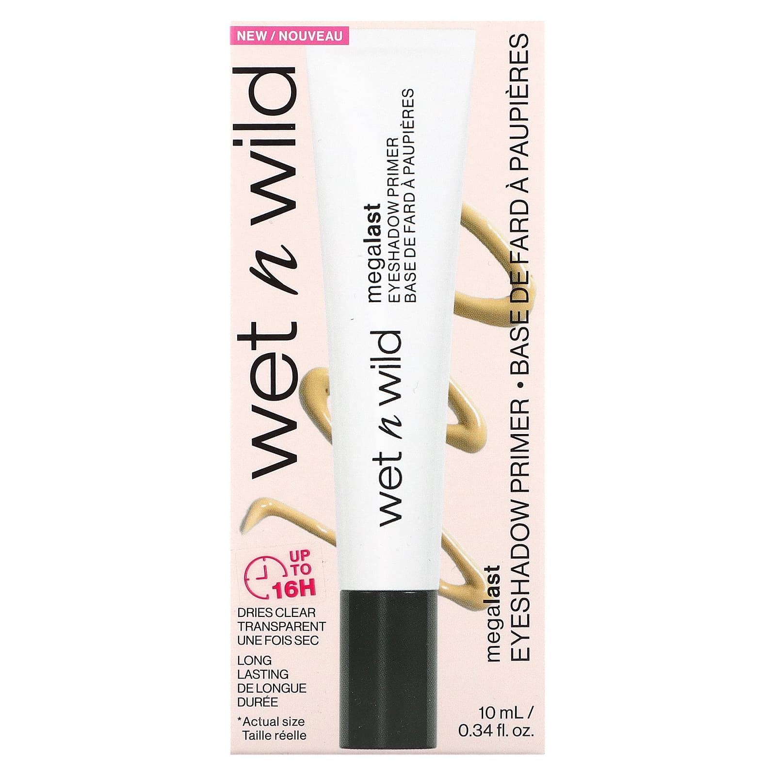 wet n wild, Megalast Eyeshadow Primer , 0.34 fl oz (10 ml)